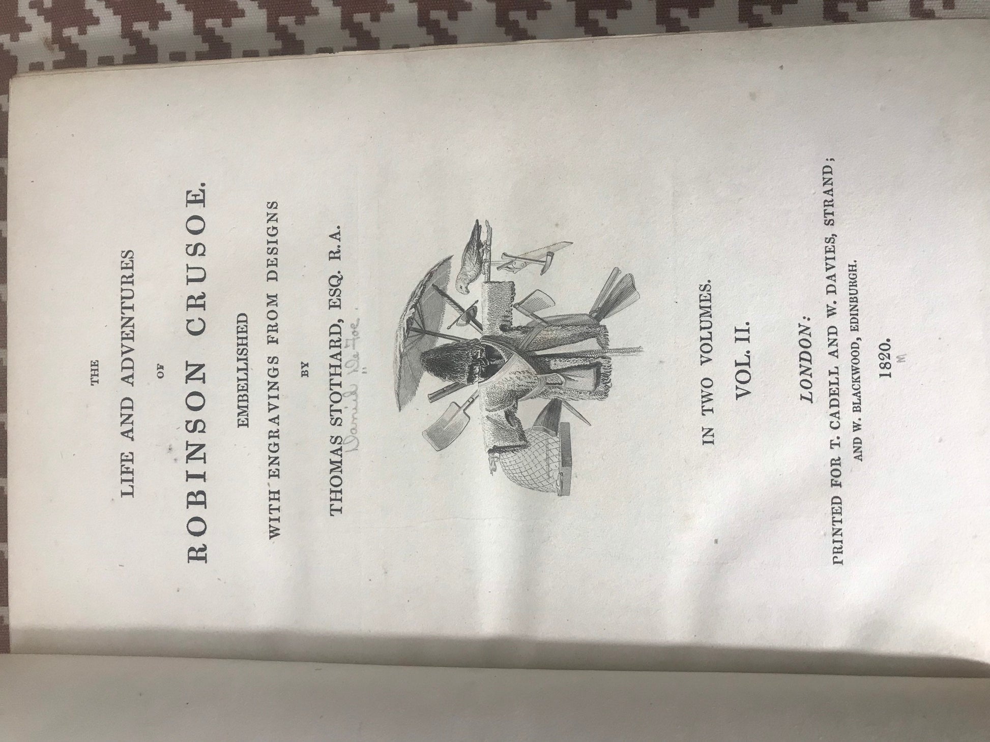 The Life and Adventures of Robinson Crusoe by Thomas Stothard | Literature