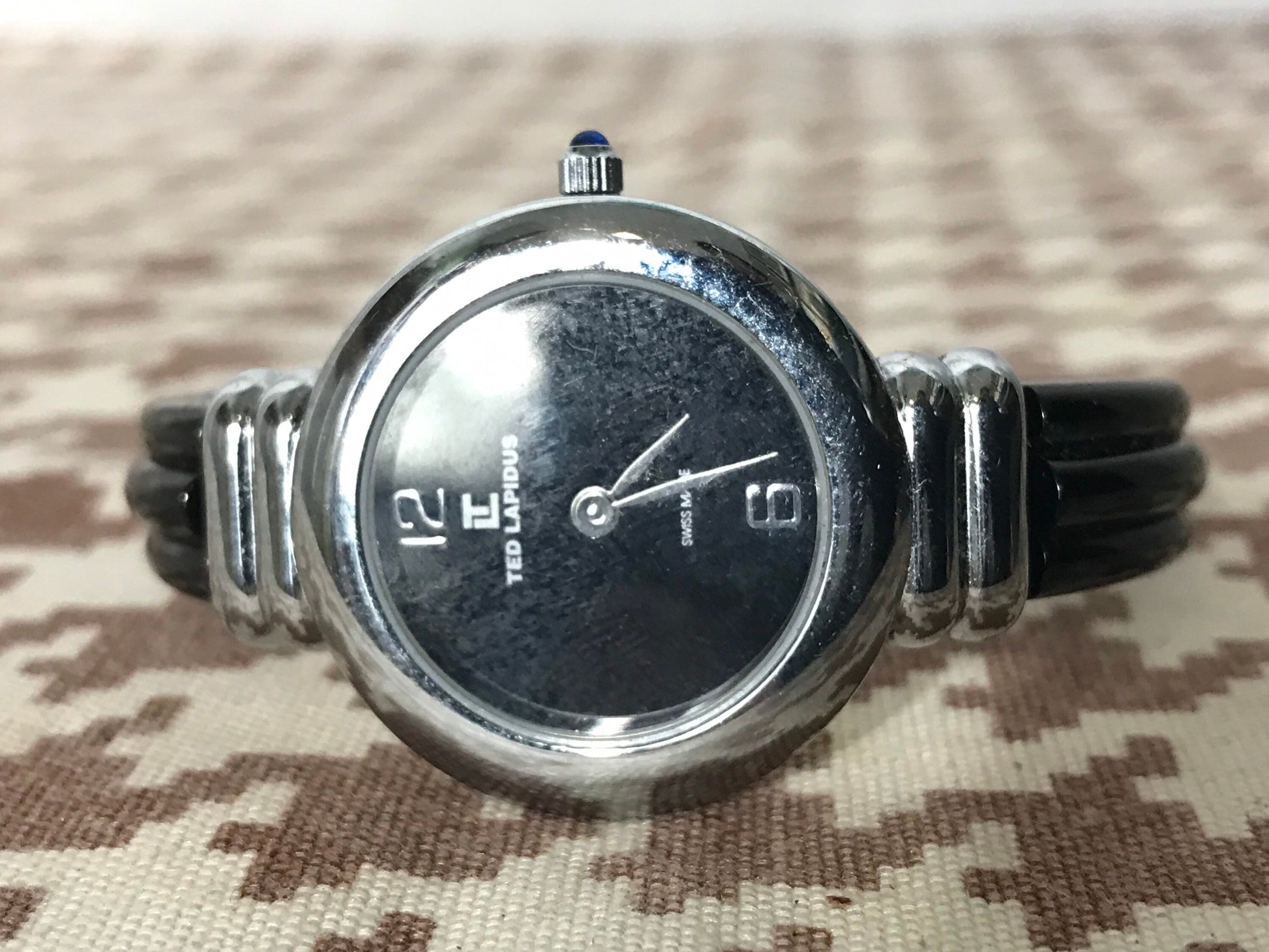 Vintage Ted Lapidus Swiss Made Silver Bracelet Watch | Jewelry