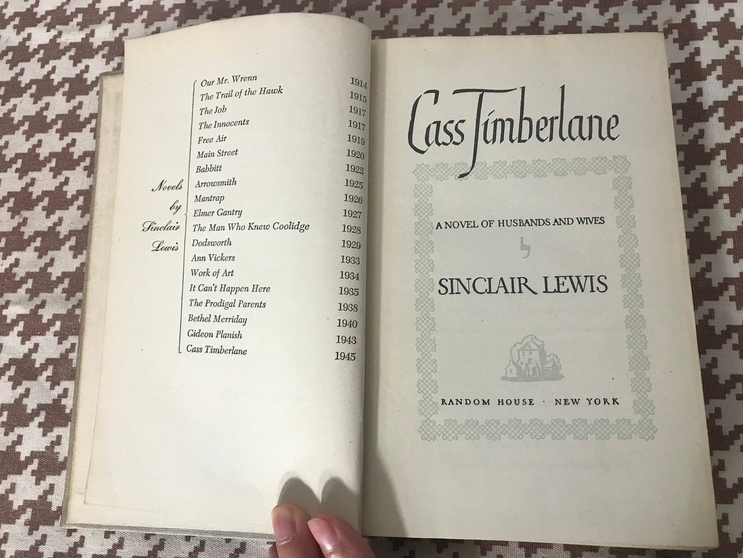 Cass Timberlane by Sinclair Lewis | Literature