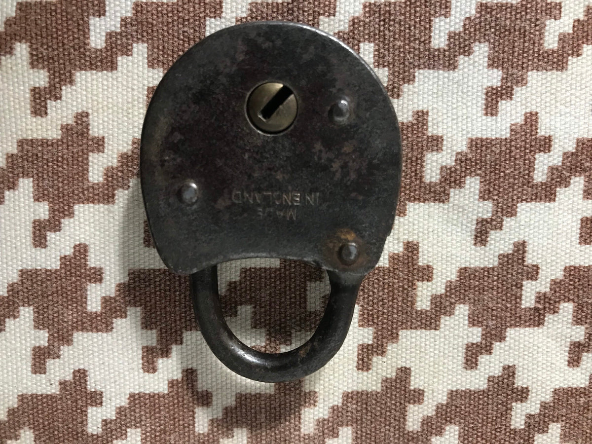 Vintage Miniature Oak Lock | Unknown Brand | Home Improvement