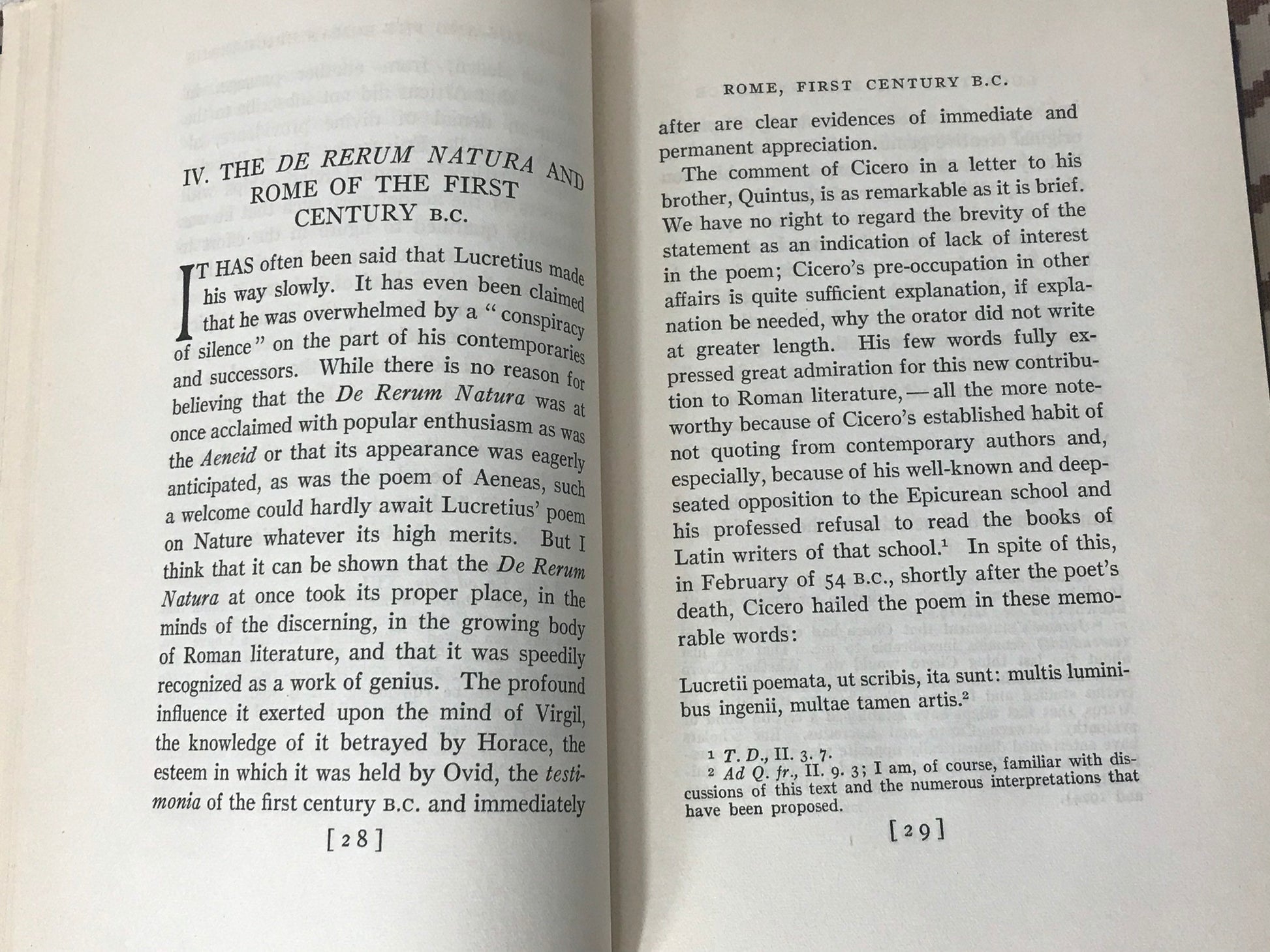 Lucretius And His Influence by George Depue Hadzsits | Longmans, Green and co 1935 | Literature & Fiction