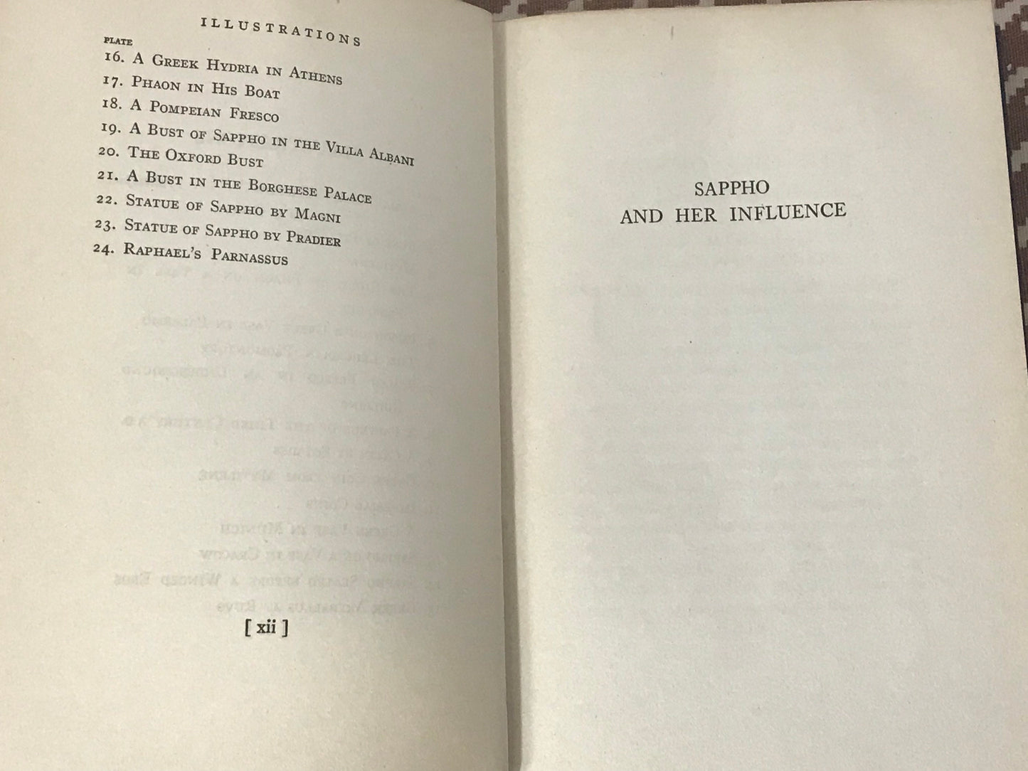 Sappho and Her Influence by David M. Robinson, Ph.D, LL.D | Marshall Jones Company | Literature & Fiction