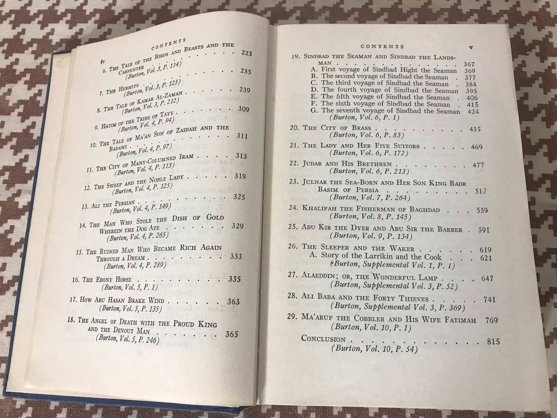 The Arabian Nights Entertainments by Richard F Burton | The Modern Library New York