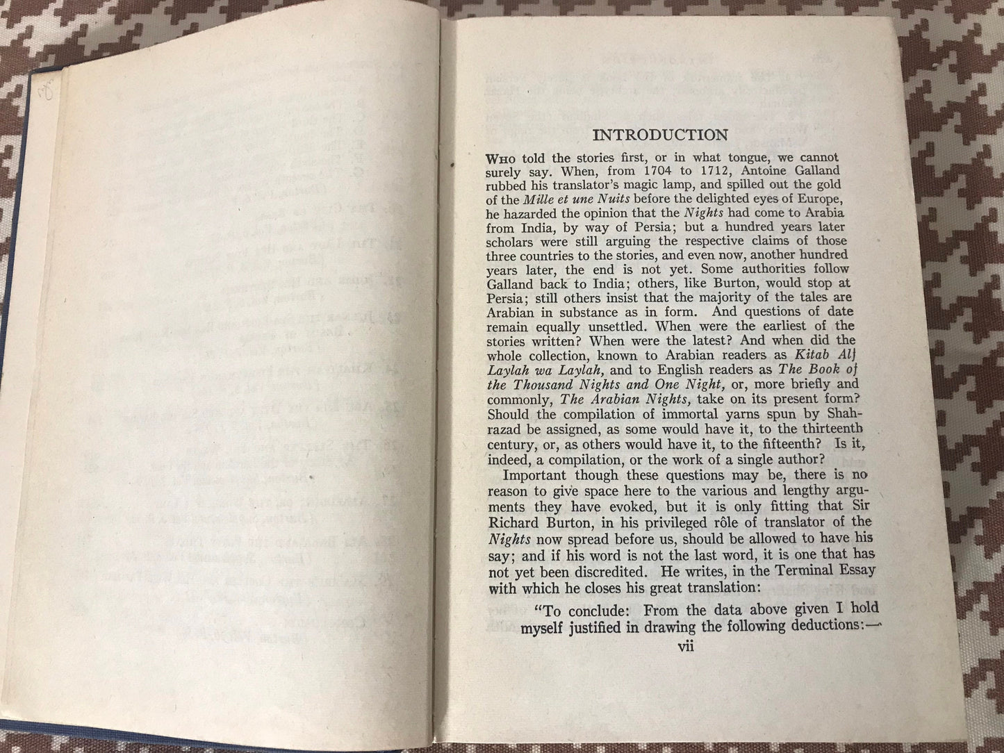 The Arabian Nights Entertainments by Richard F Burton | The Modern Library New York