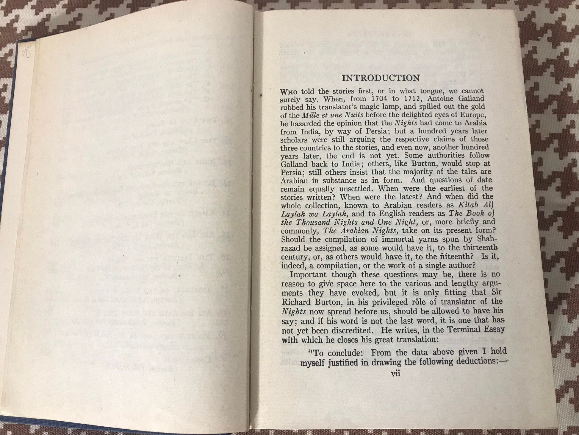 The Arabian Nights Entertainments by Richard F Burton | The Modern Library New York