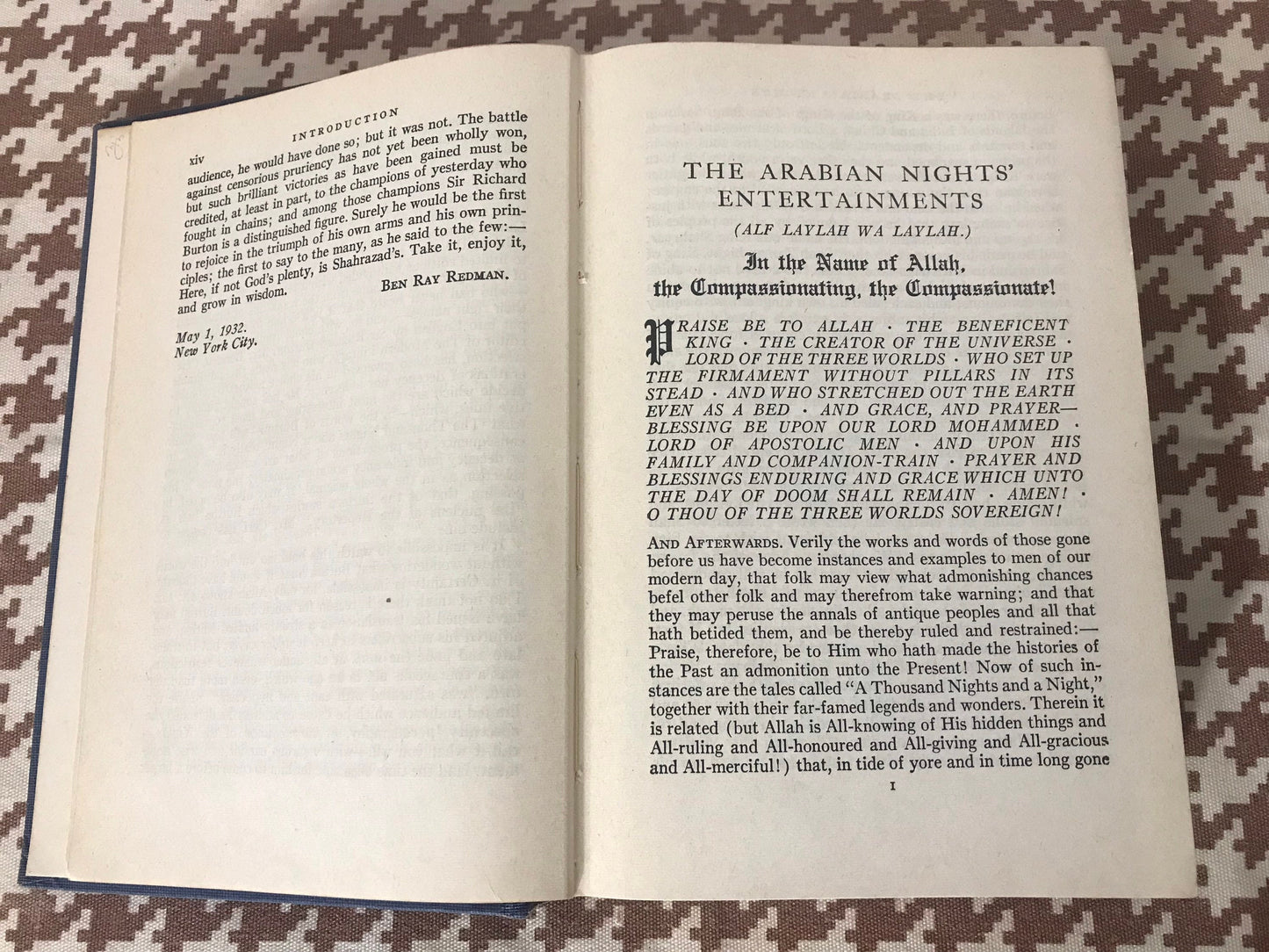 The Arabian Nights Entertainments by Richard F Burton | The Modern Library New York