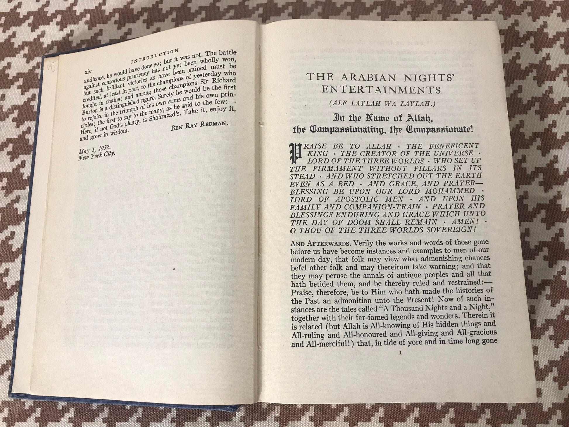 The Arabian Nights Entertainments by Richard F Burton | The Modern Library New York
