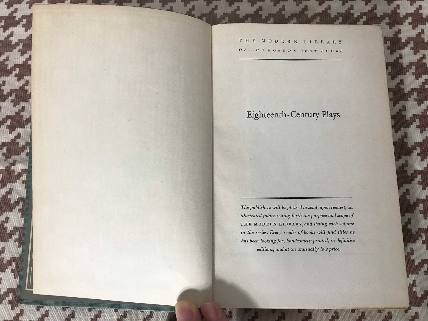 Eighteenth Century Plays by Ricardo Quintana| Literature