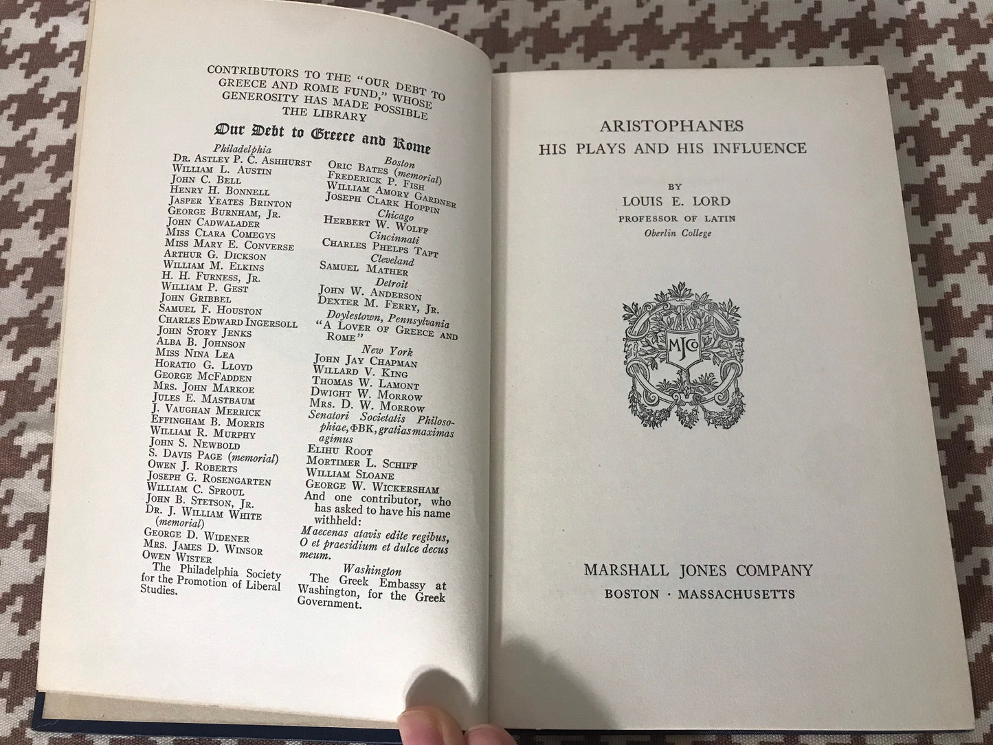 Aristophanes His Plays and His Influence by Louis E Lord | Literature