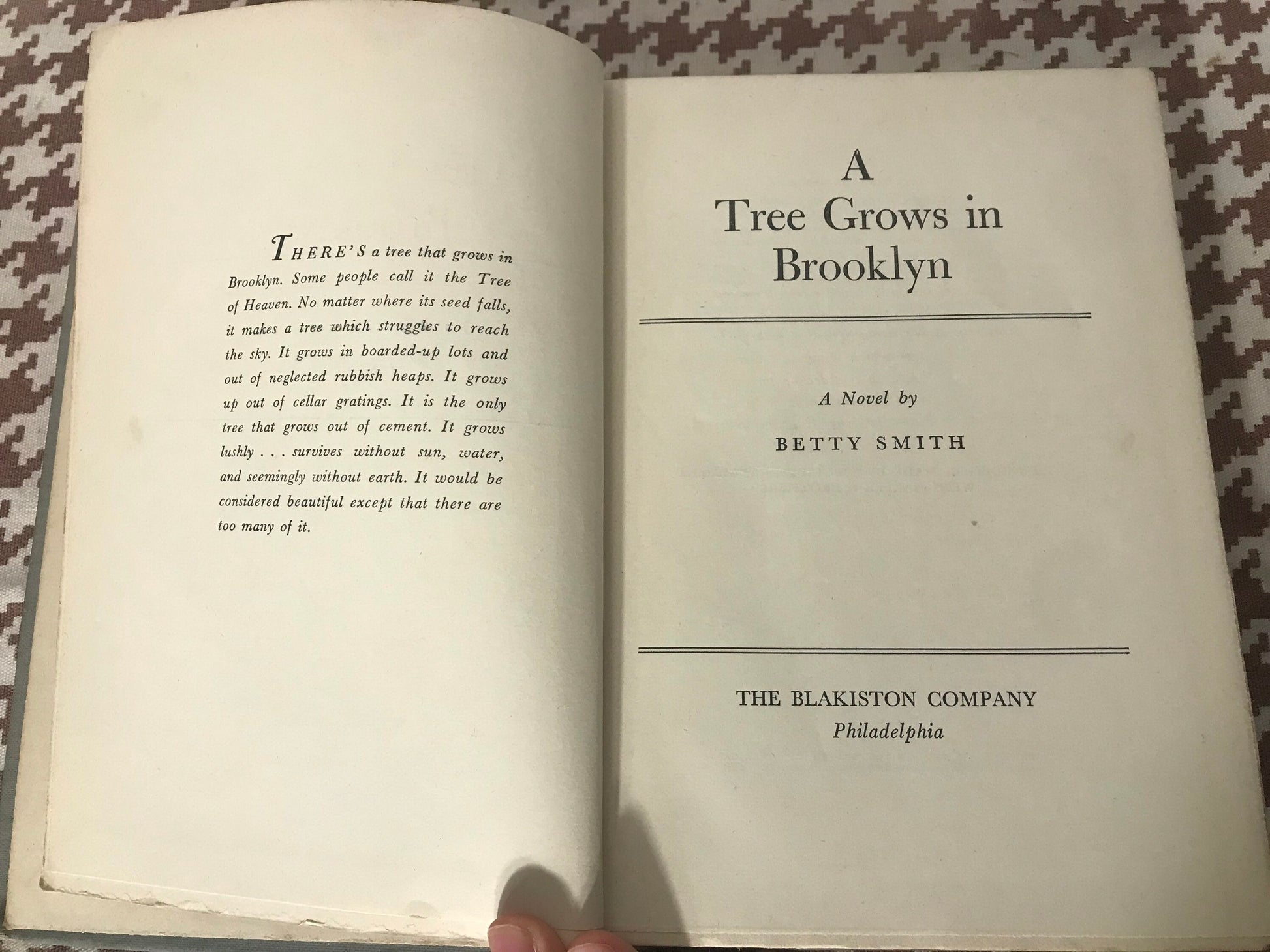 A Tree Grows In Brooklyn by Betty Smith| Literature