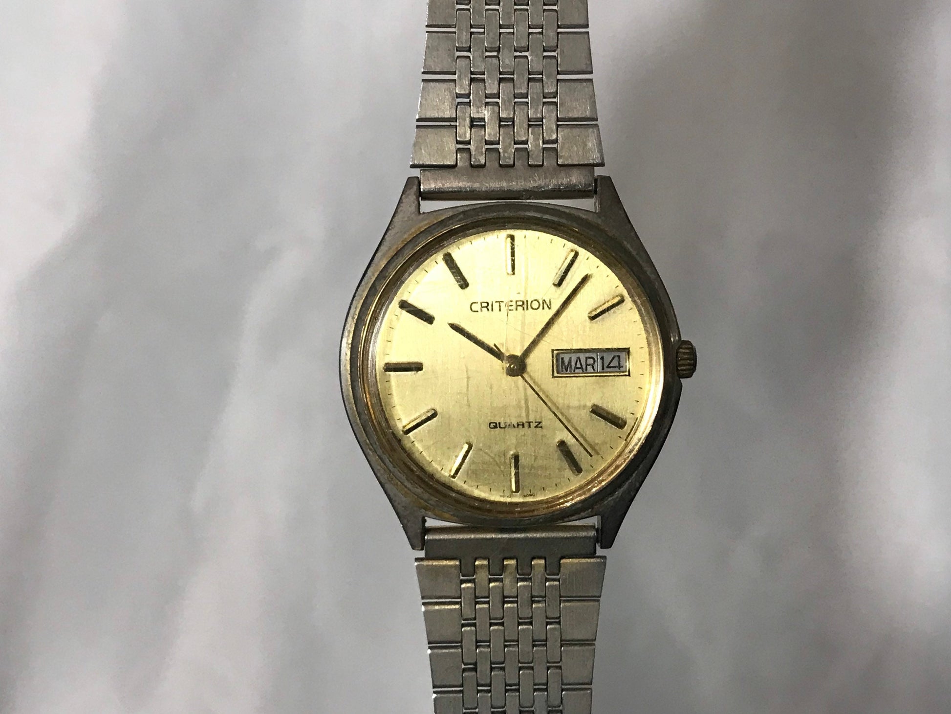 Criterion Quartz Silver/Gold Wrist Watch | Jewelry