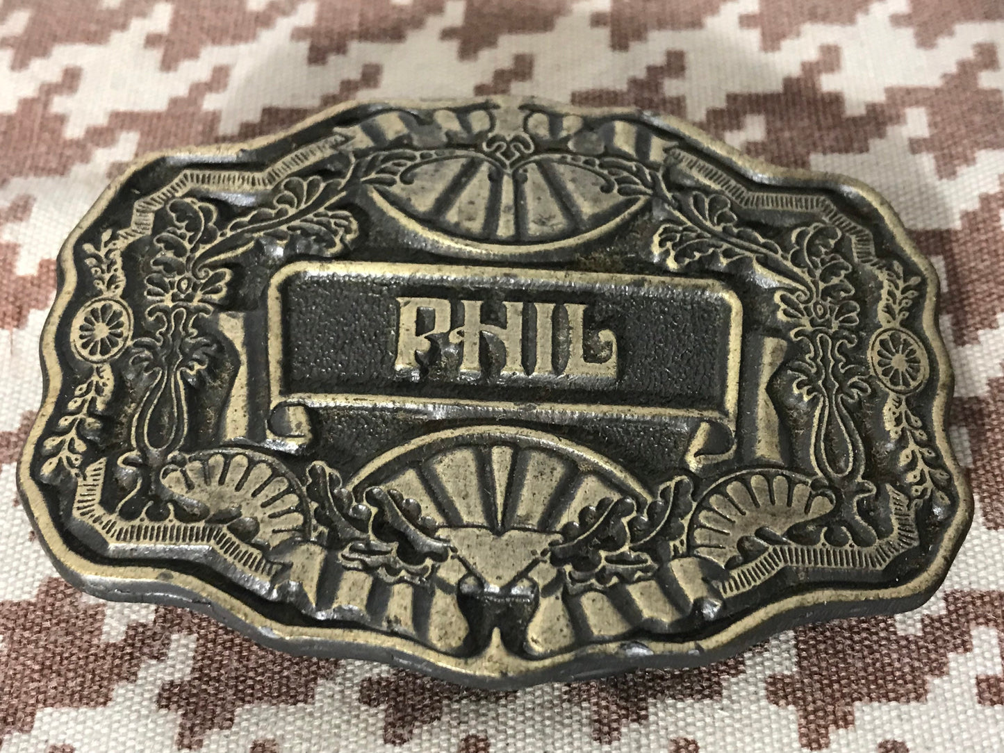 Vintage “Phil” Brass Belt Buckle | Accessories