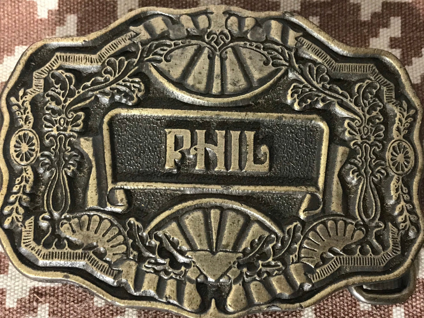 Vintage “Phil” Brass Belt Buckle | Accessories