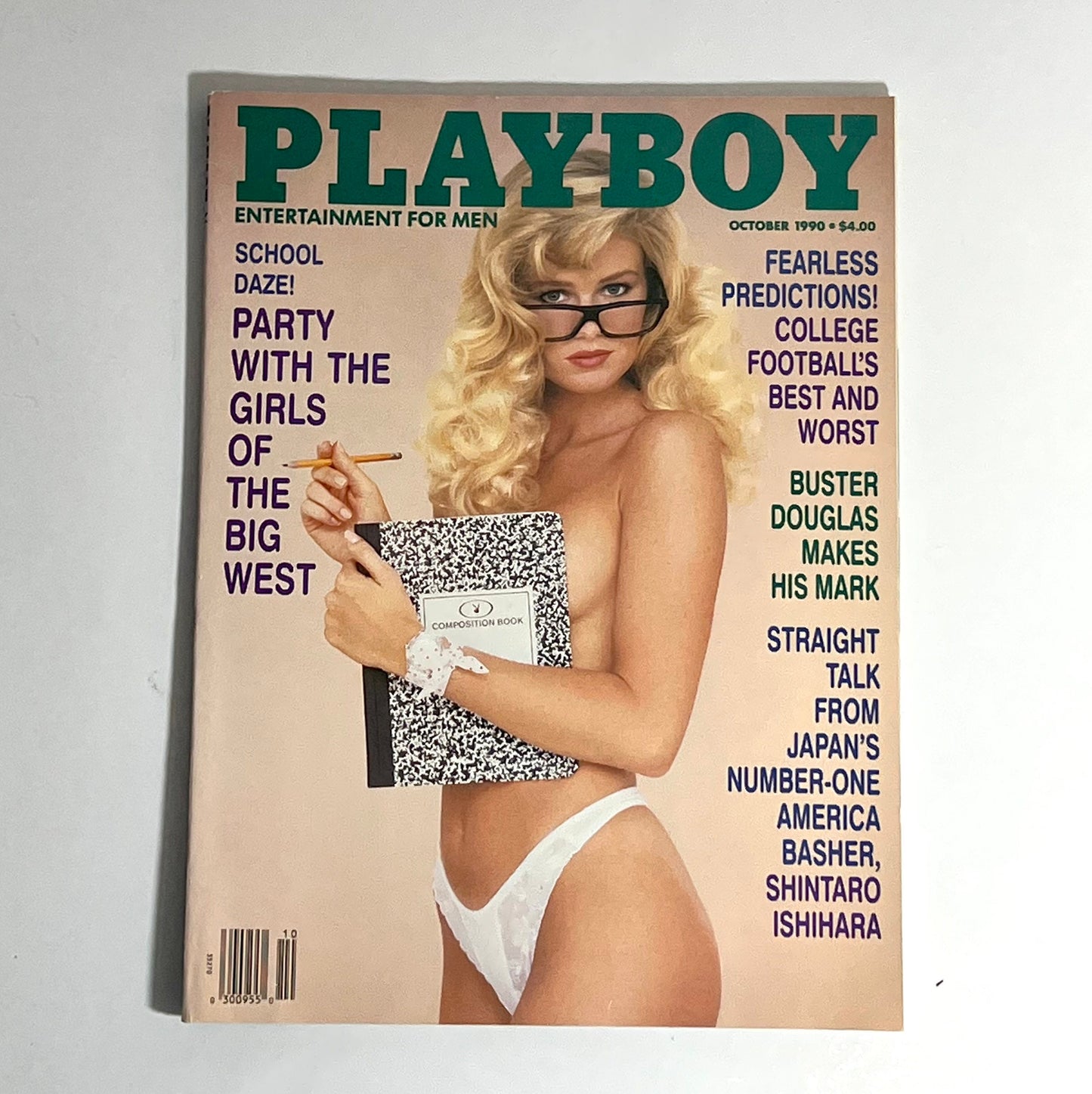 1990 Playboy Magazine Big West Party Girls October Issue