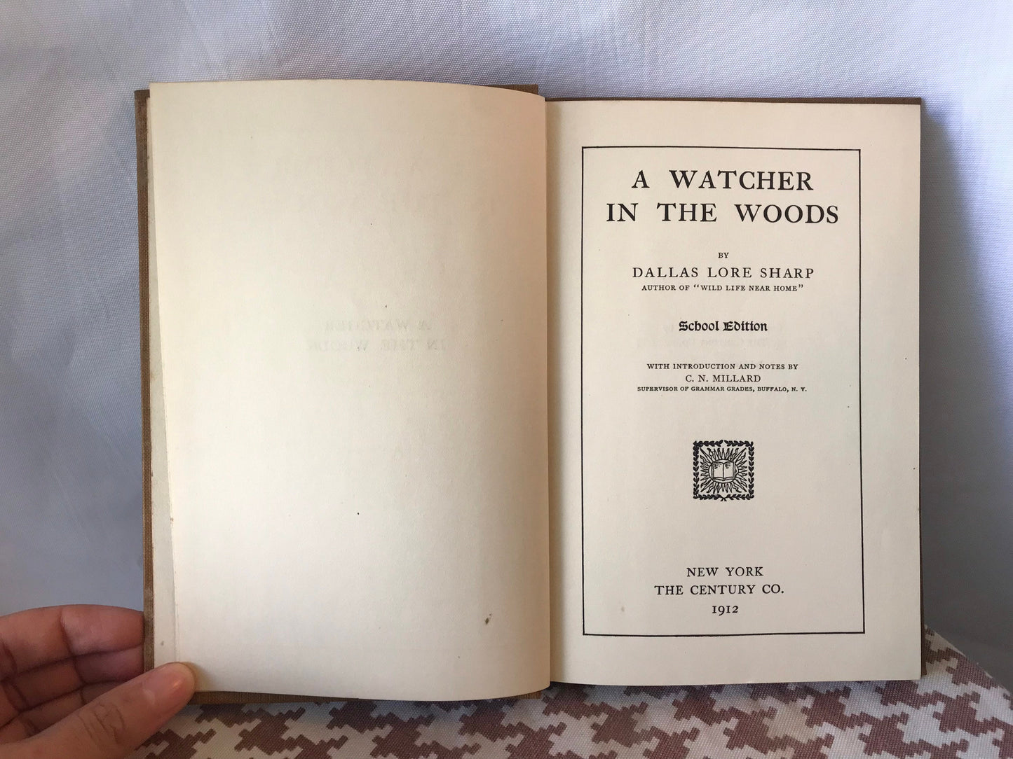 A Watcher In The Woods by Dallas Lore Sharp | School Edition| Literature