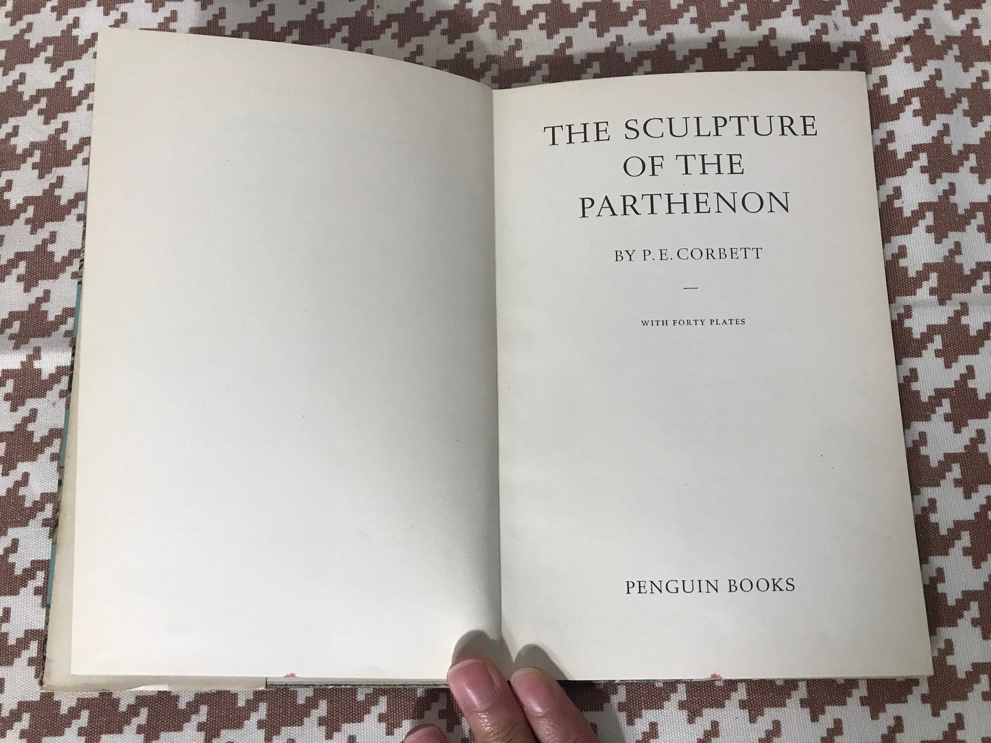 The Sculpture Of The Parthenon by P.E. Corbett | Literature & Fiction