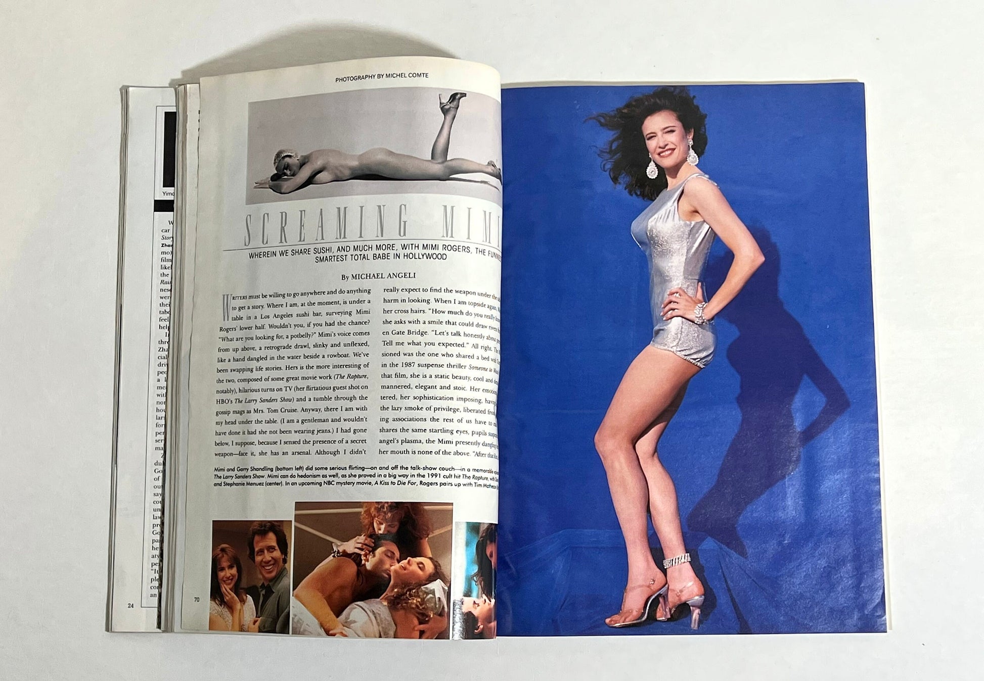 March 1993 Holiday Anniversary Issue Playboy Magazine Mimi Rogers | Memorabilia