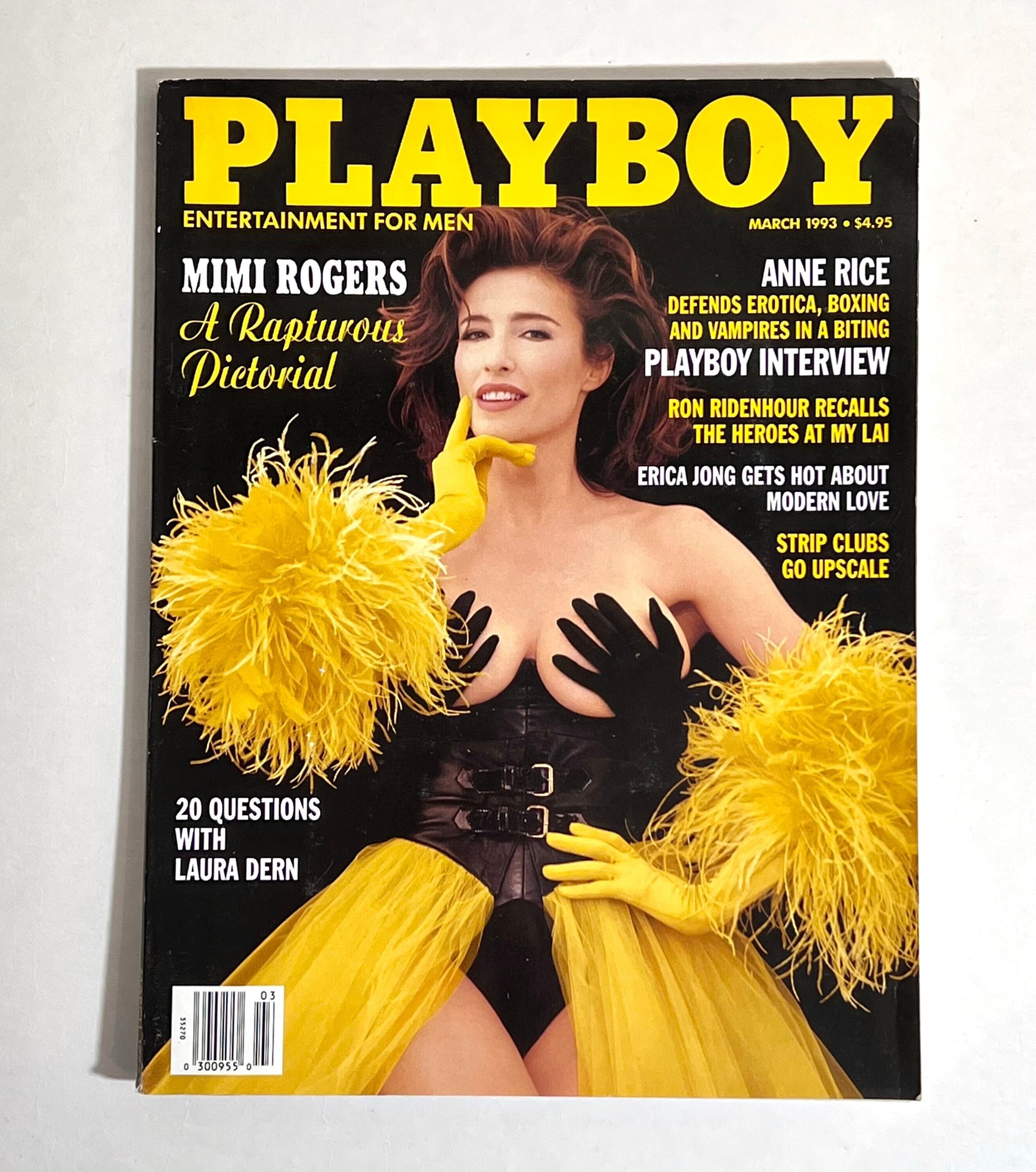 March 1993 Holiday Anniversary Issue Playboy Magazine Mimi Rogers | Memorabilia