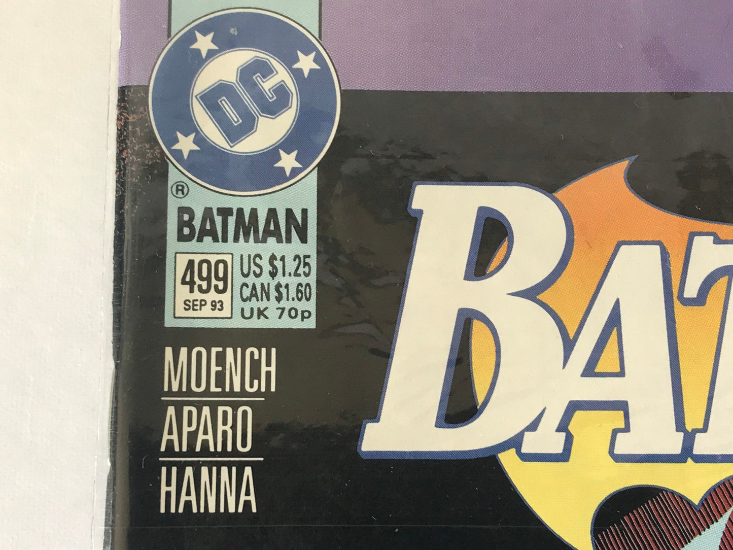 Batman September Issue 93 DC Comics Collectible, Comic Book Collector Gift, DC Superhero Comic, Batman Fan Gift, Graphic Novel