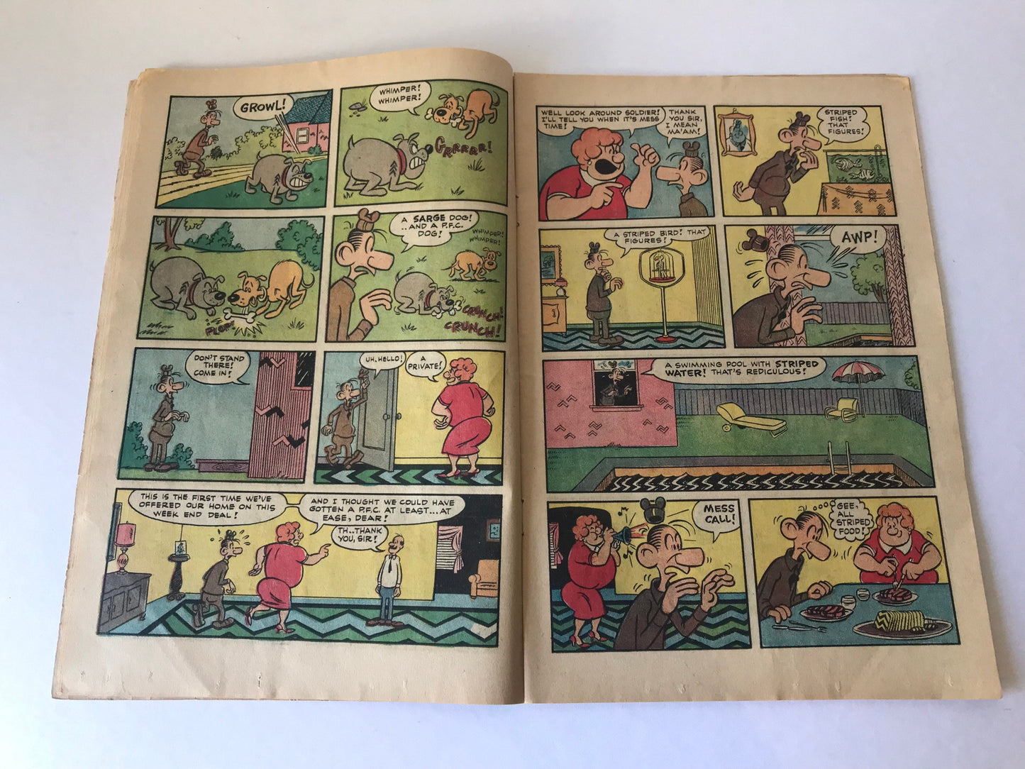 Sad Sack and the Sarge Cartoon Comic | Harvey Comics September Issue No. 57