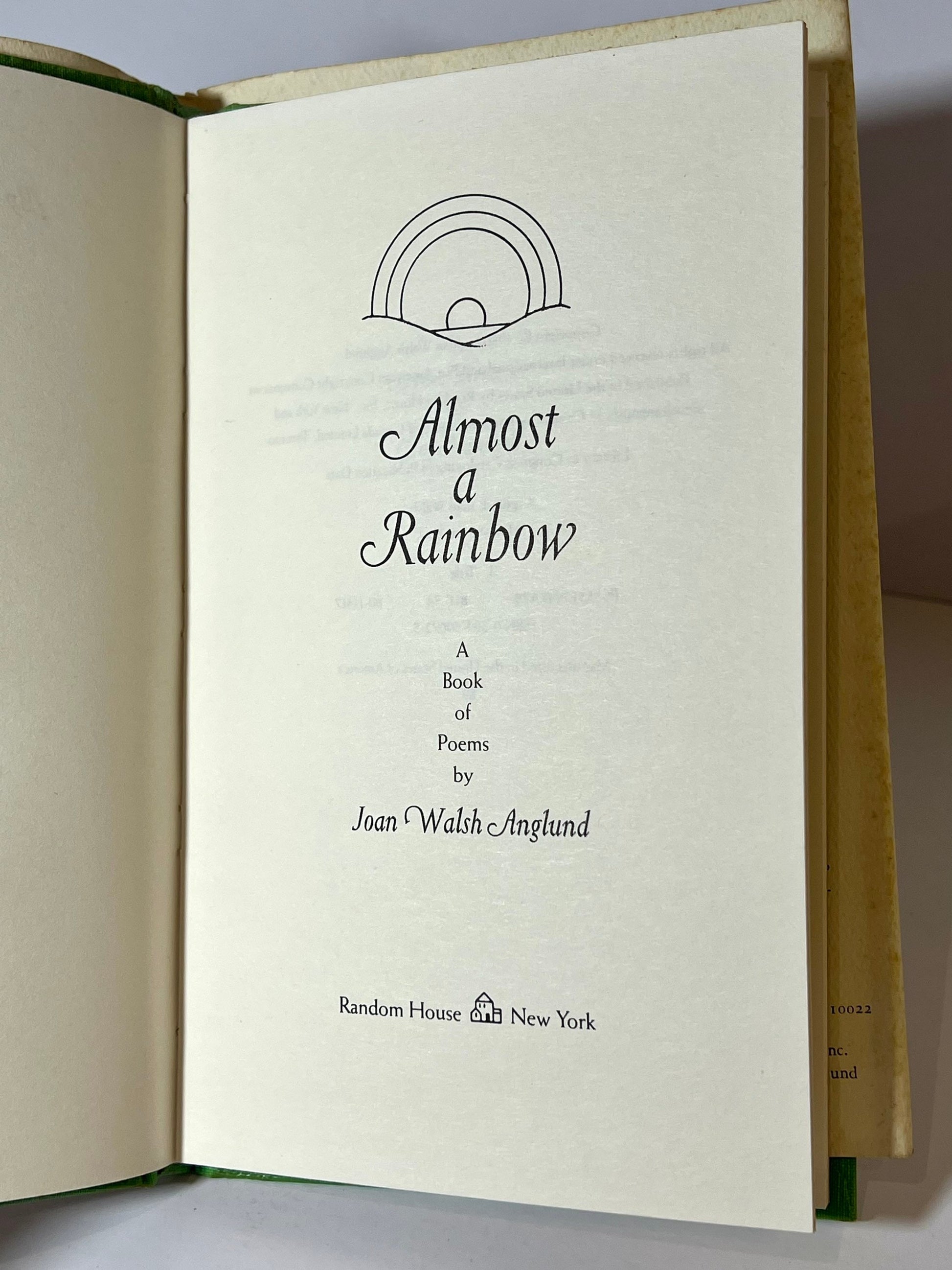 Almost a Rainbow by Joan Walsh