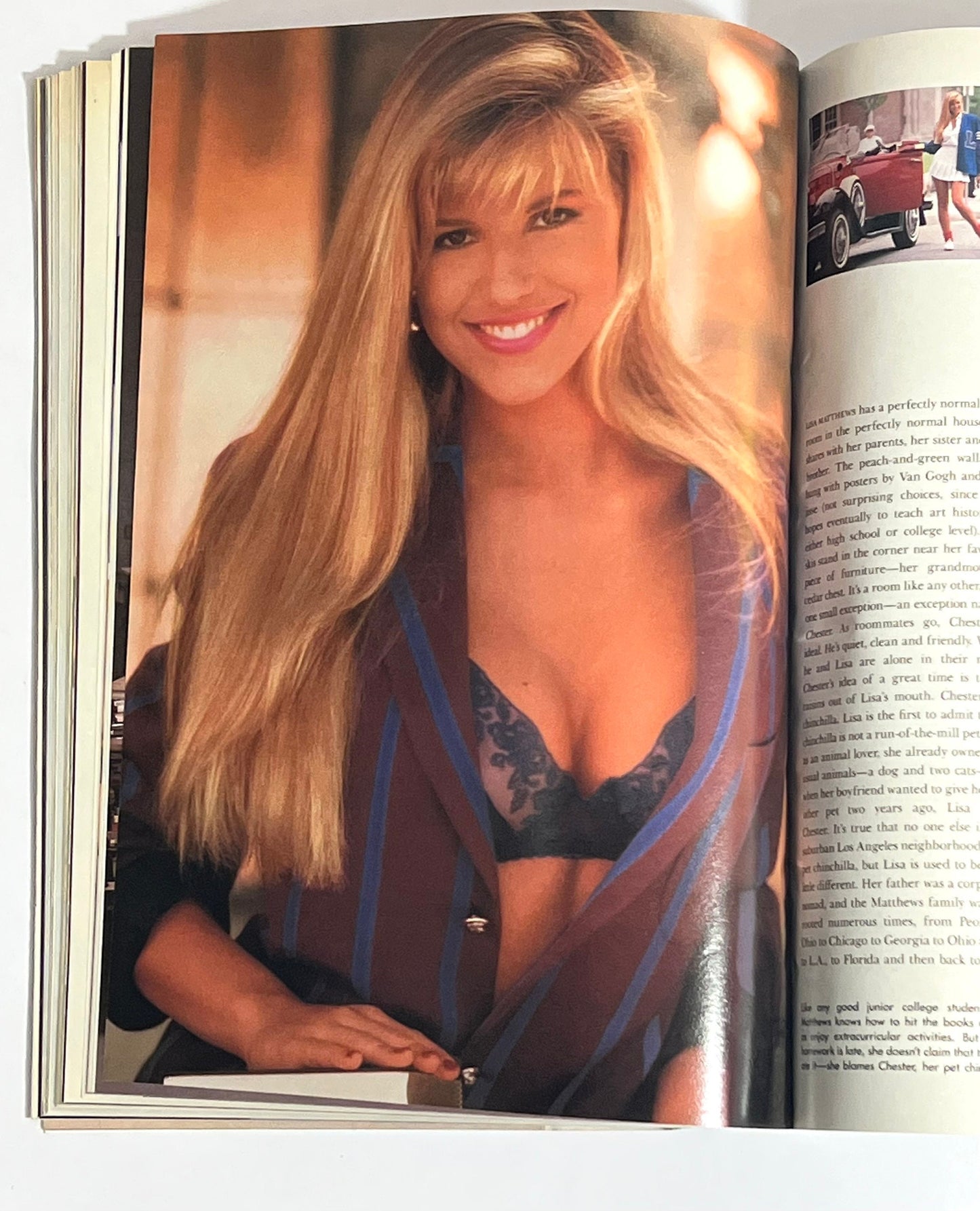 1990 Playboy Magazine Deborah Driggs April Issue