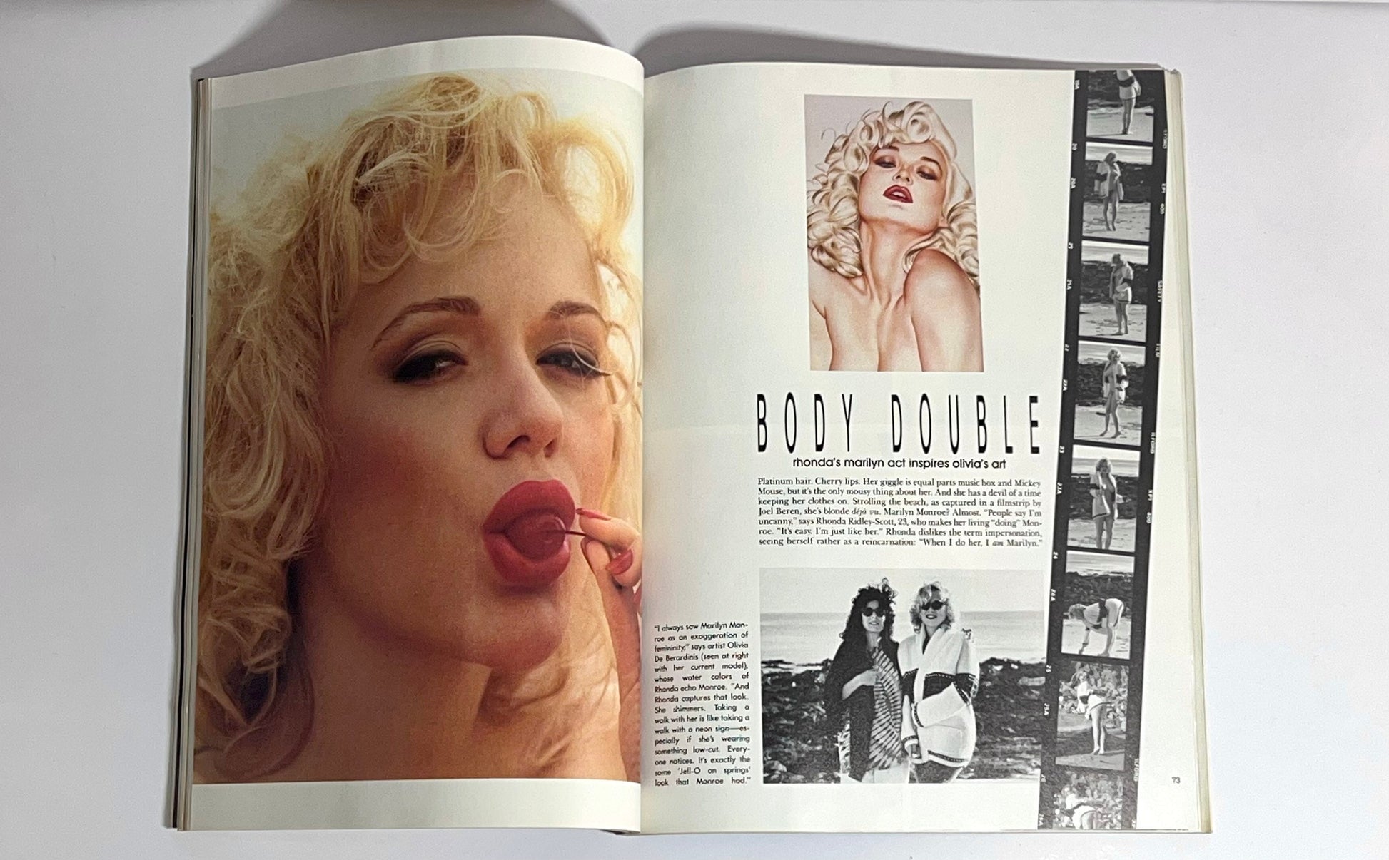 1990 Playboy Magazine Sharon Stone July Issue