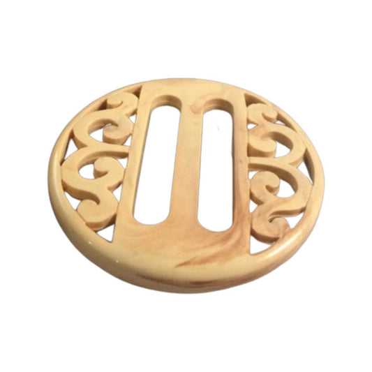 Ivory Bakelite design buckle