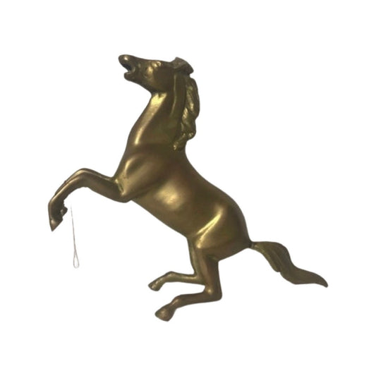 Vintage Brass Horse Statue Home Decor, Equestrian Figurine, Horse Lover Gift, Shelf Decor, Mantle Decoration