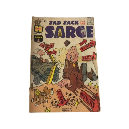 Sad Sack and the Sarge Cartoon Comic Book | Harvey Comics June No. 37