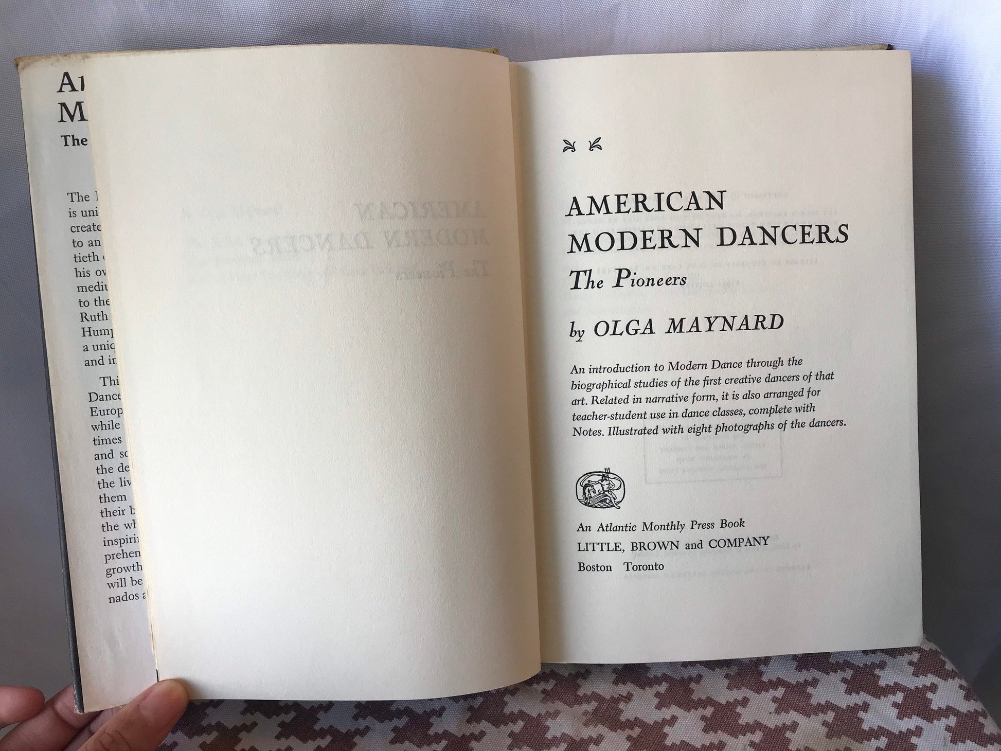 American Modern Dancers by Olga Maynard | The Pioneers | Literature