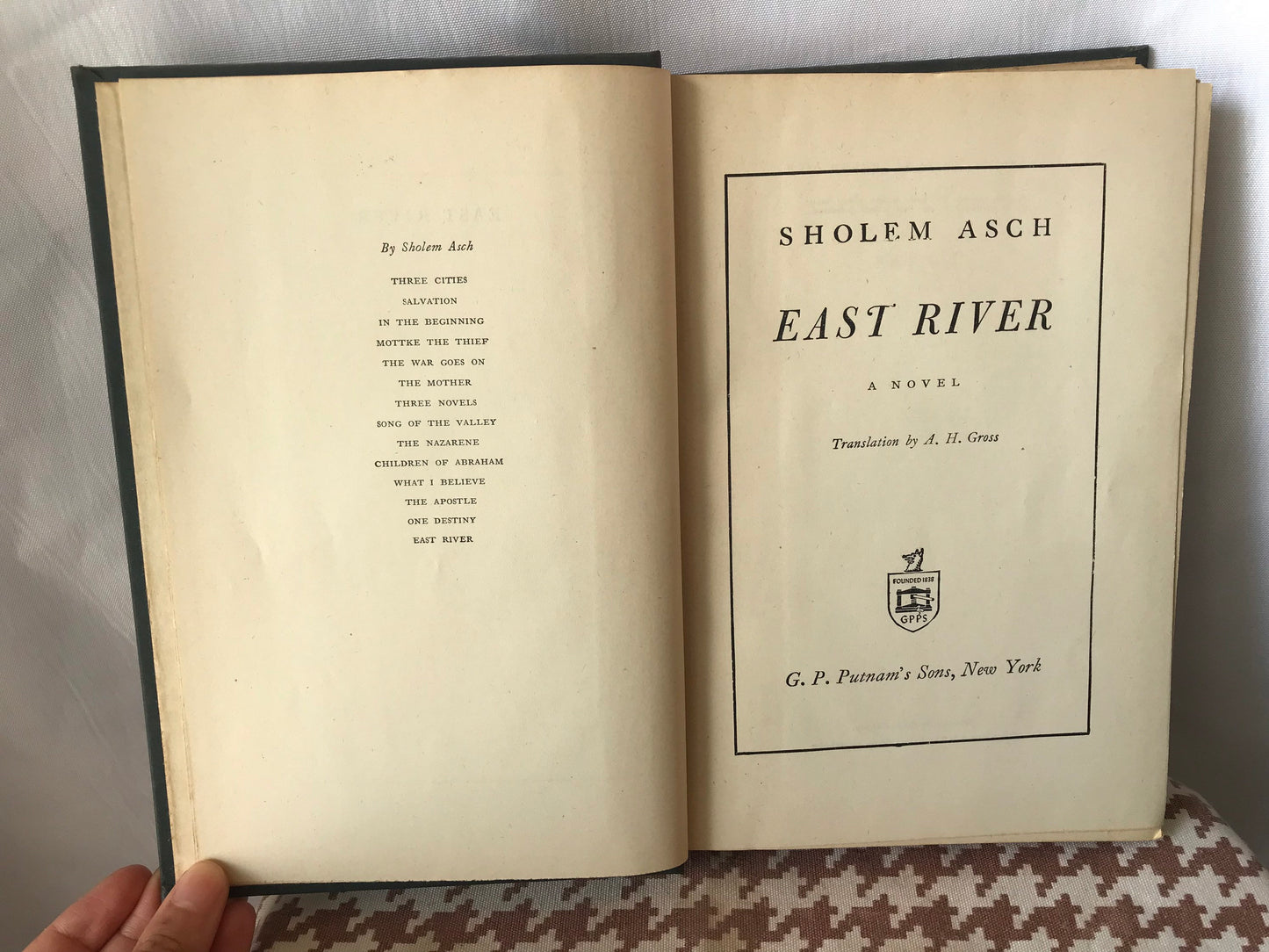 East River by Sholem Asch | Literature & Fiction