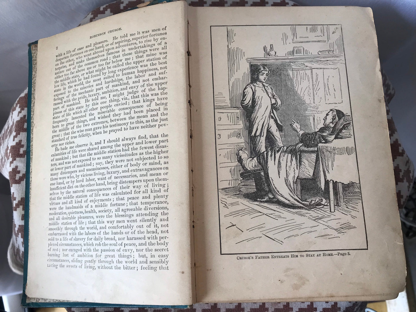 Vintage Robinson Crusoe Book | Literature & Fiction