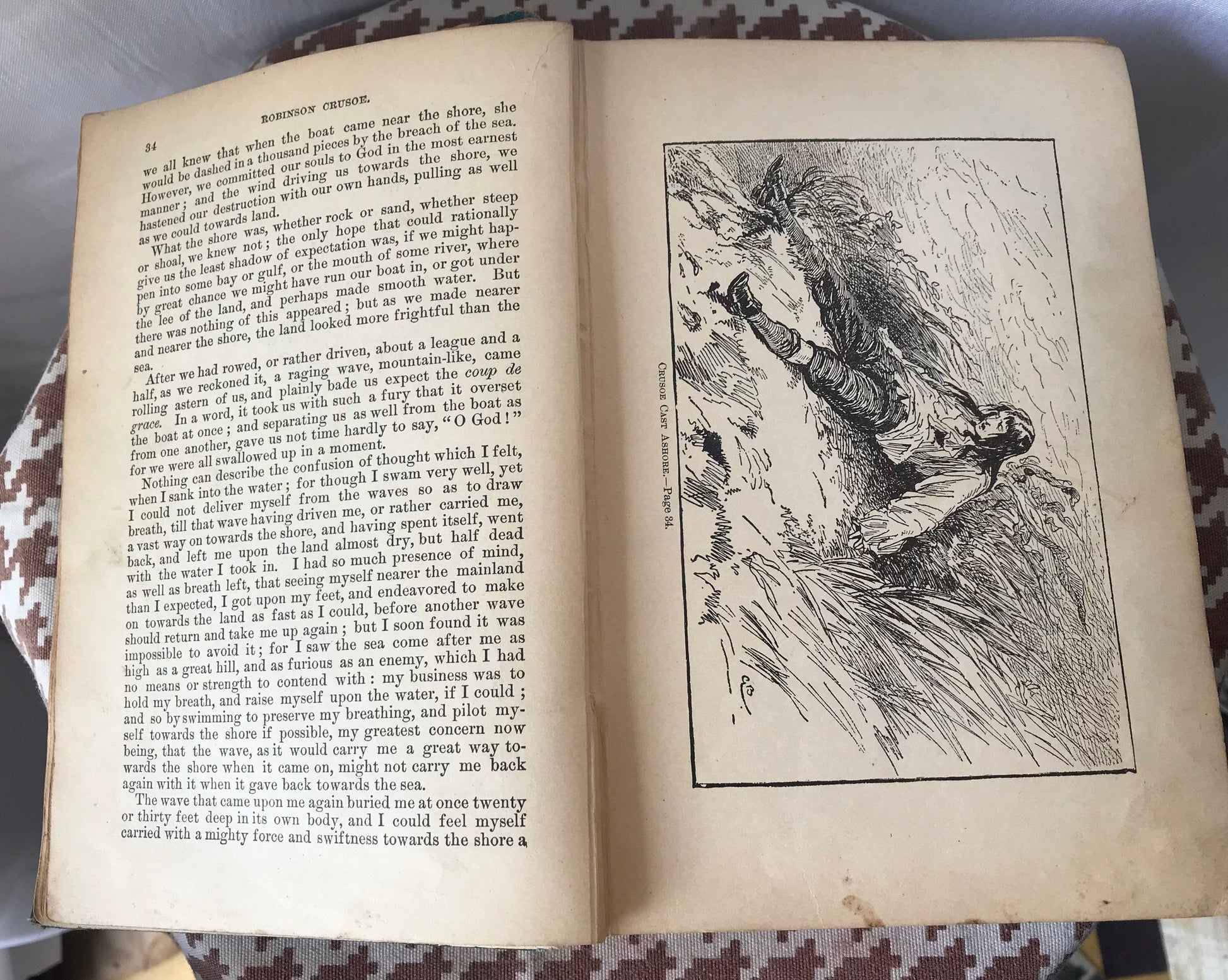 Vintage Robinson Crusoe Book | Literature & Fiction