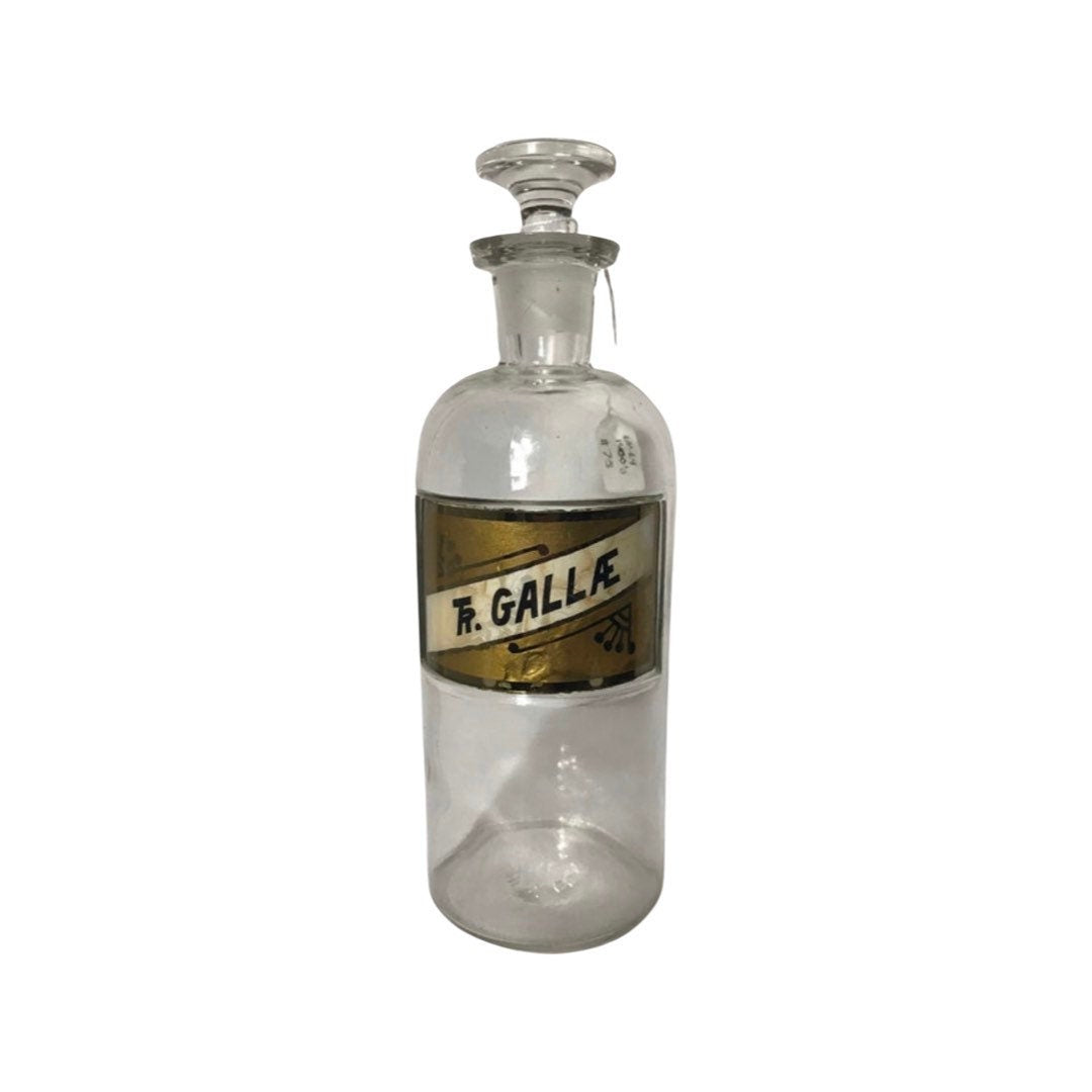 Vintage English Tr. GallÆ Apothecary Bottle | Home & Living