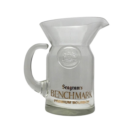 Seagram's Benchmark Premium Bourbon Rare Clear Glass Pitcher