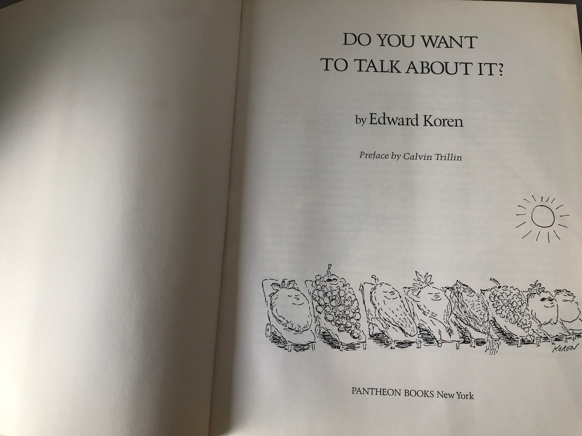 Do you want to talk about it? Cartoons by Edward Koren | Literature