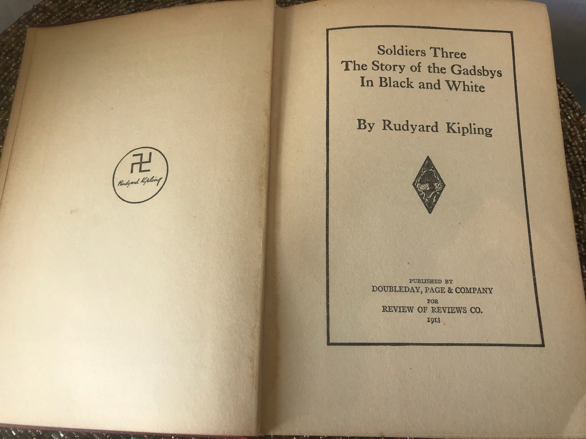 Soldiers Three The Story of the Gadsby’s In Black and White by Rudyard Kipling | Literature