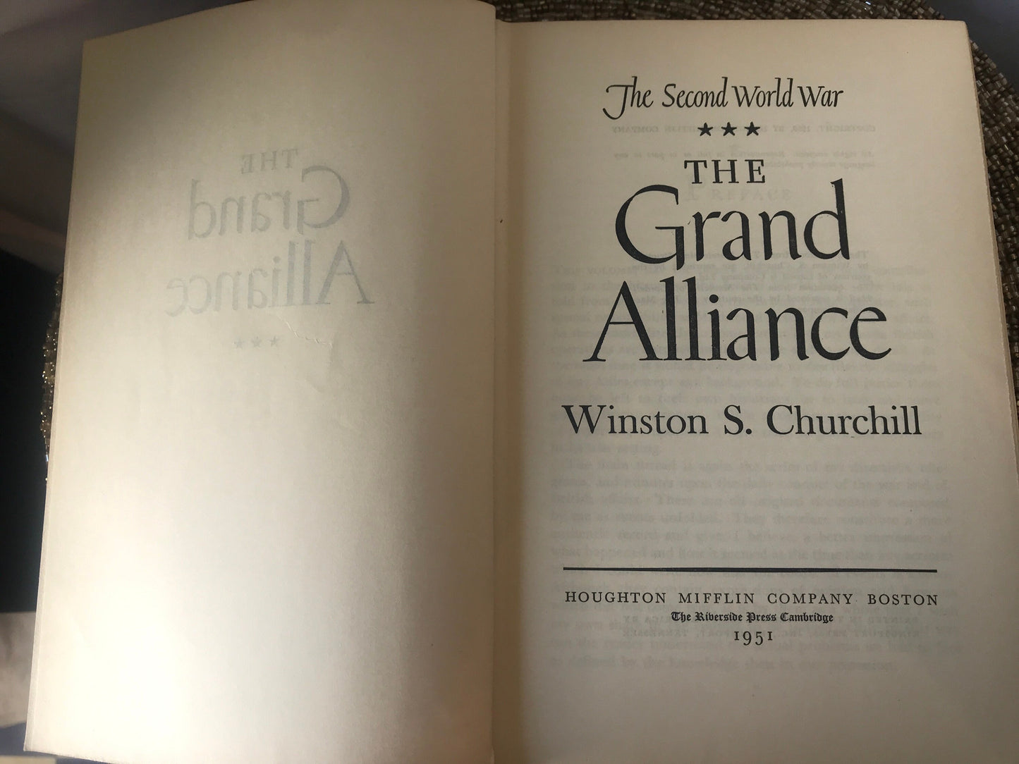 The Grand Alliance by Winston S. Churchill | The Second World War | Literature