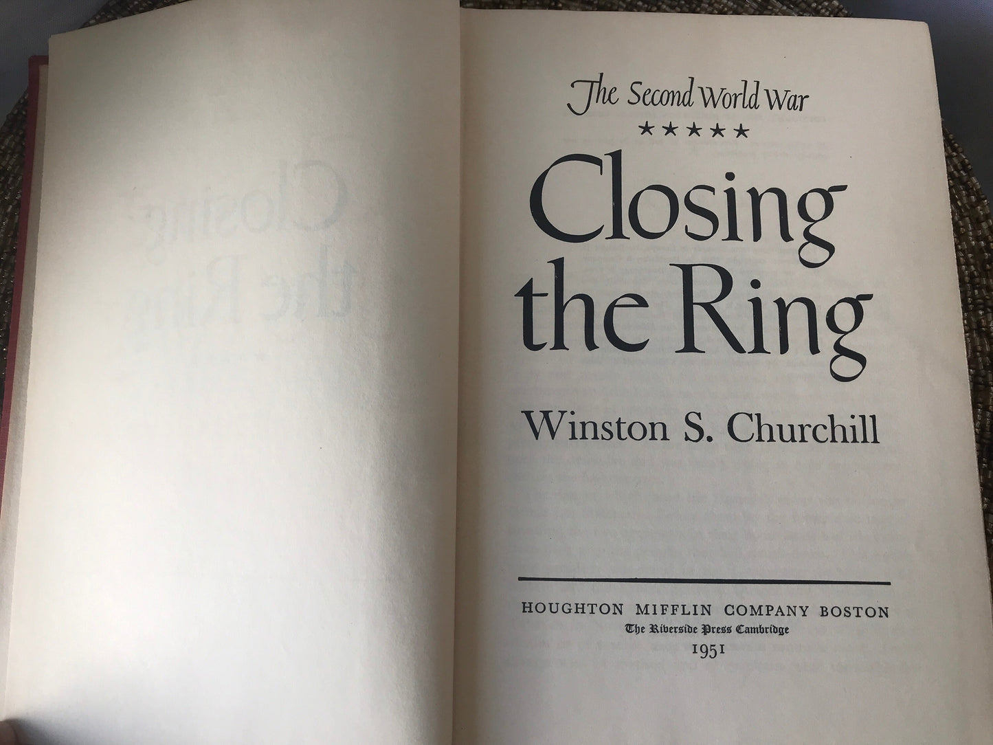 Closing The Ring by Winston S. Churchill | Literature