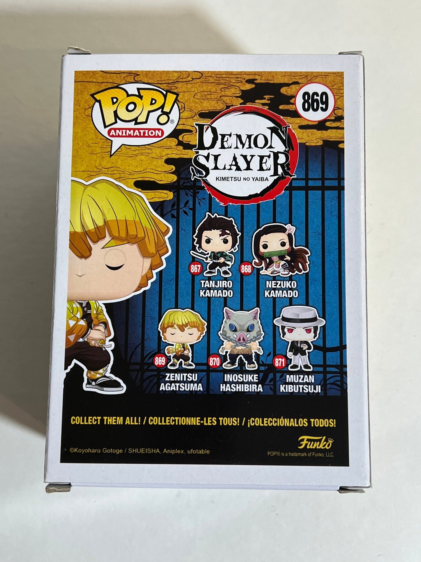 Funko Pop! Animation: Demon Slayer Zenitsu Agatsuma 869