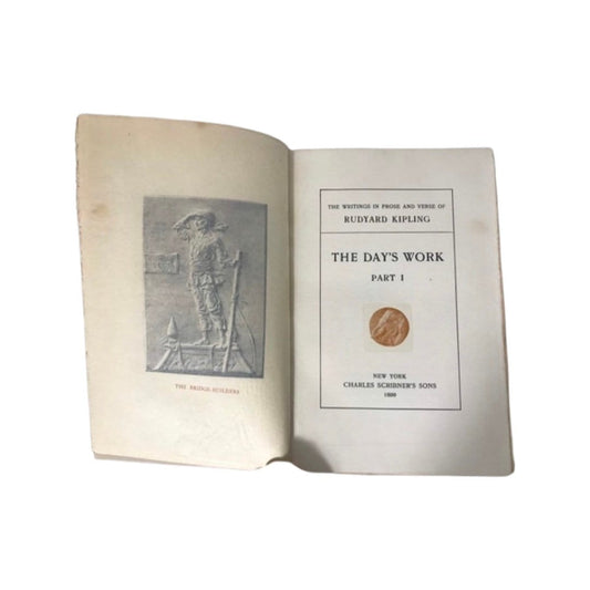 Vintage Book The Days Work Part 1 | The Works of Rudyard Kipling XIII | Literature