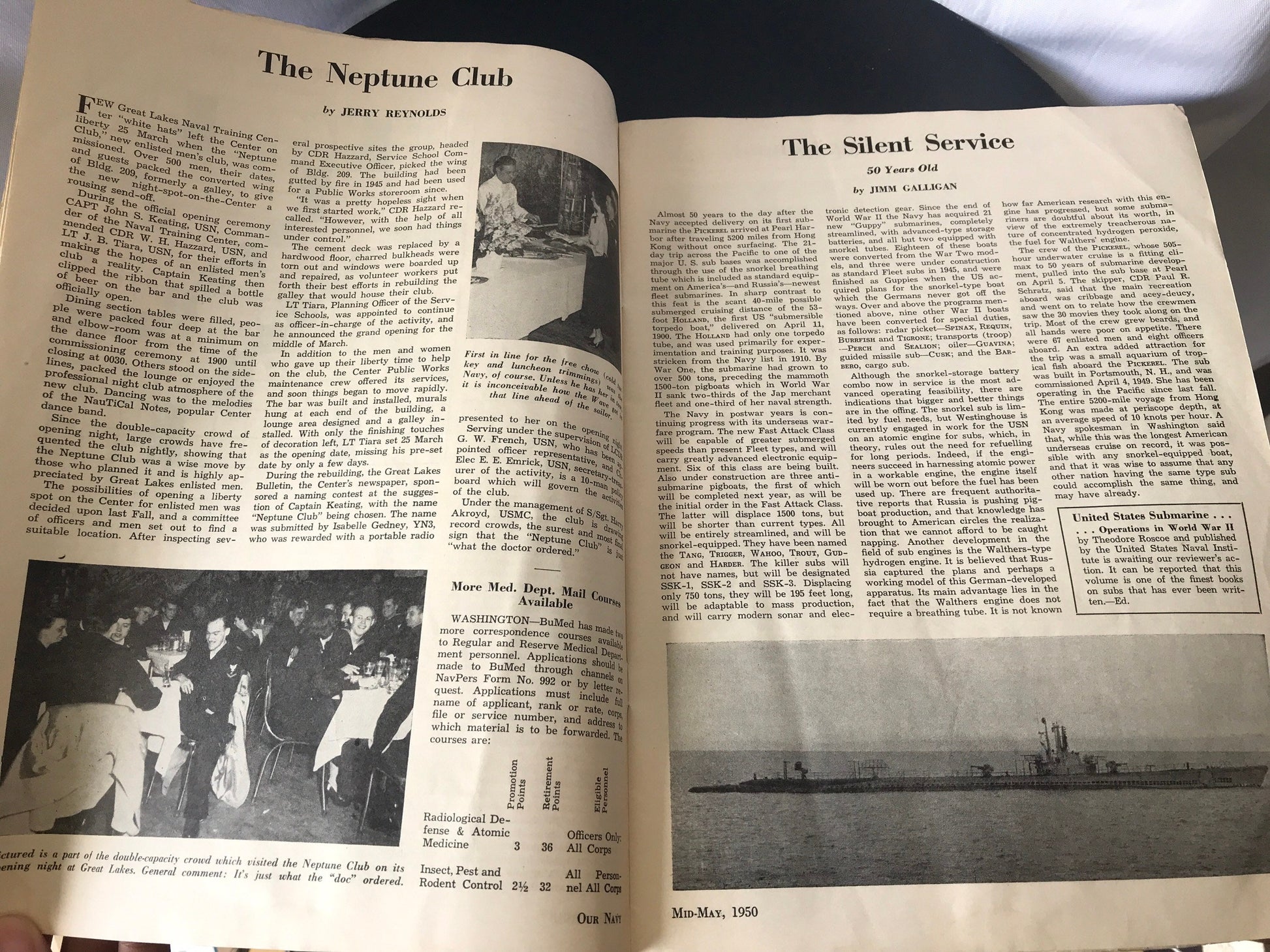 Vintage Our Navy Magazine | Published Since 1987 | Mid May 1950 Issue | Memorabilia