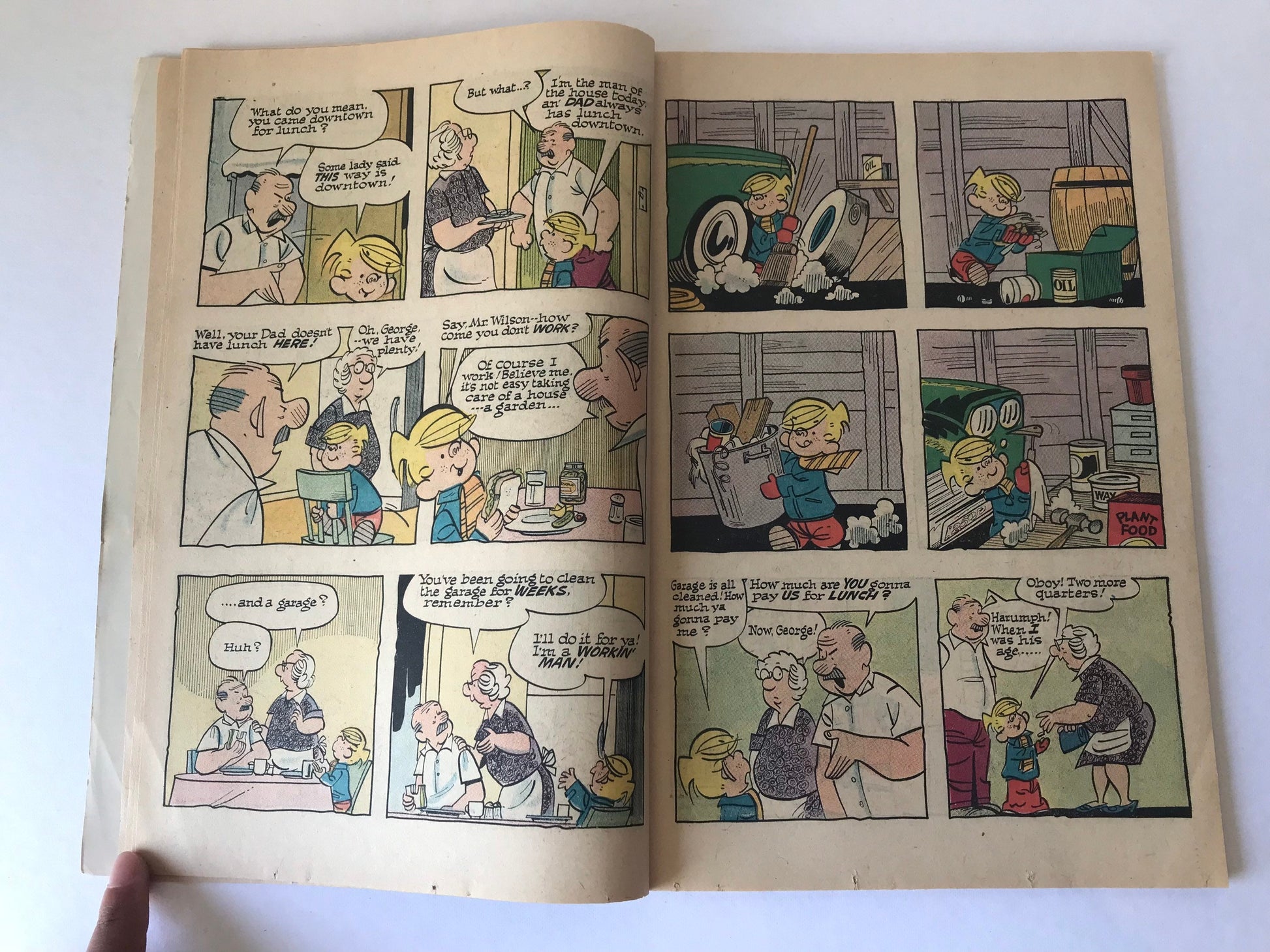 Dennis The Menace and his Wish-I-Was Book Comic Magazine | Fawcett 1969 Cartoon Comic