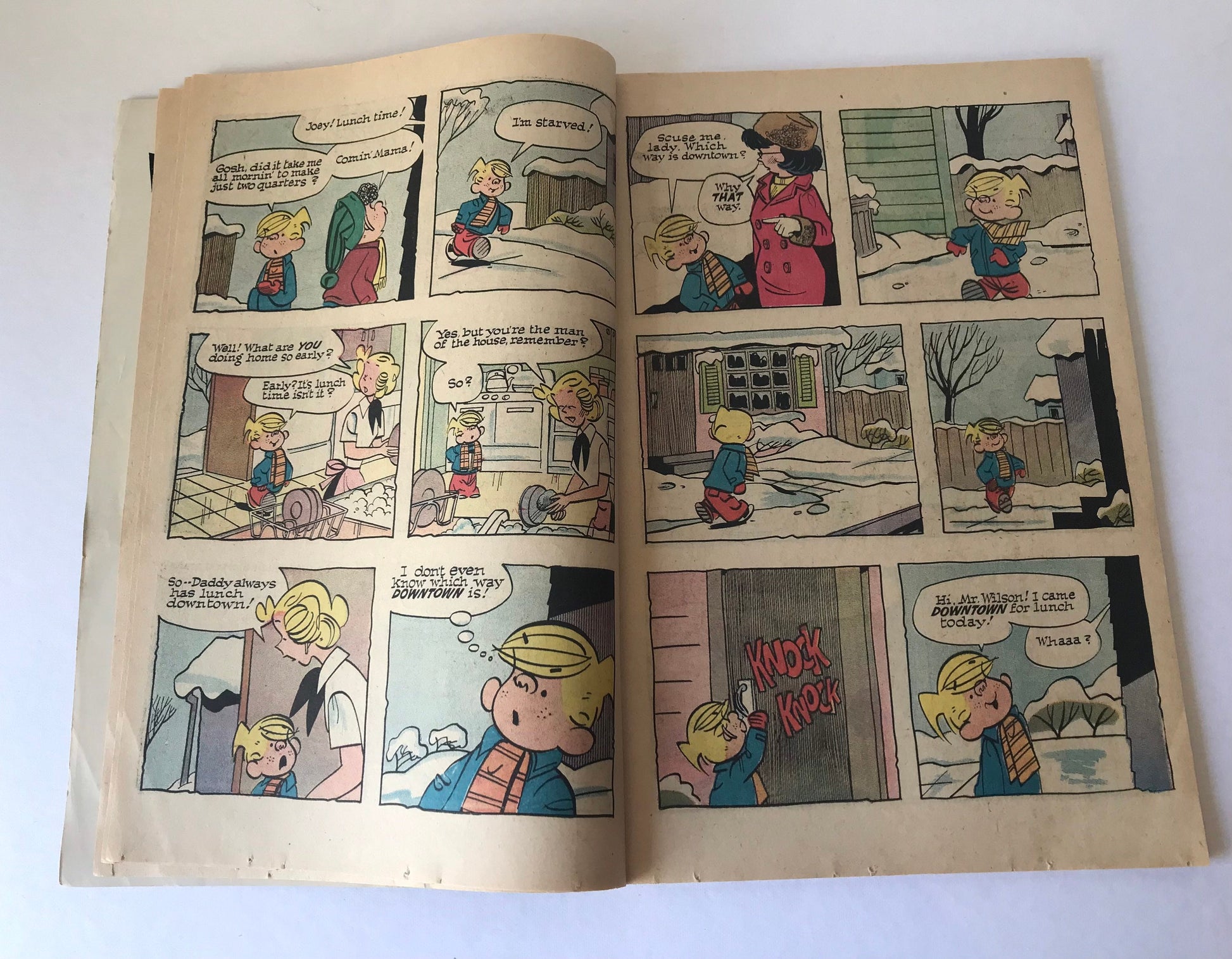 Dennis The Menace and his Wish-I-Was Book Comic Magazine | Fawcett 1969 Cartoon Comic