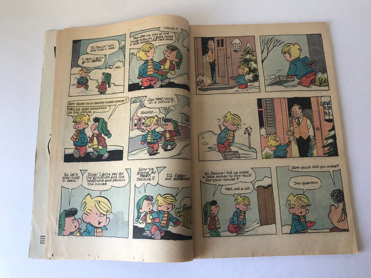 Dennis The Menace and his Wish-I-Was Book Comic Magazine | Fawcett 1969 Cartoon Comic