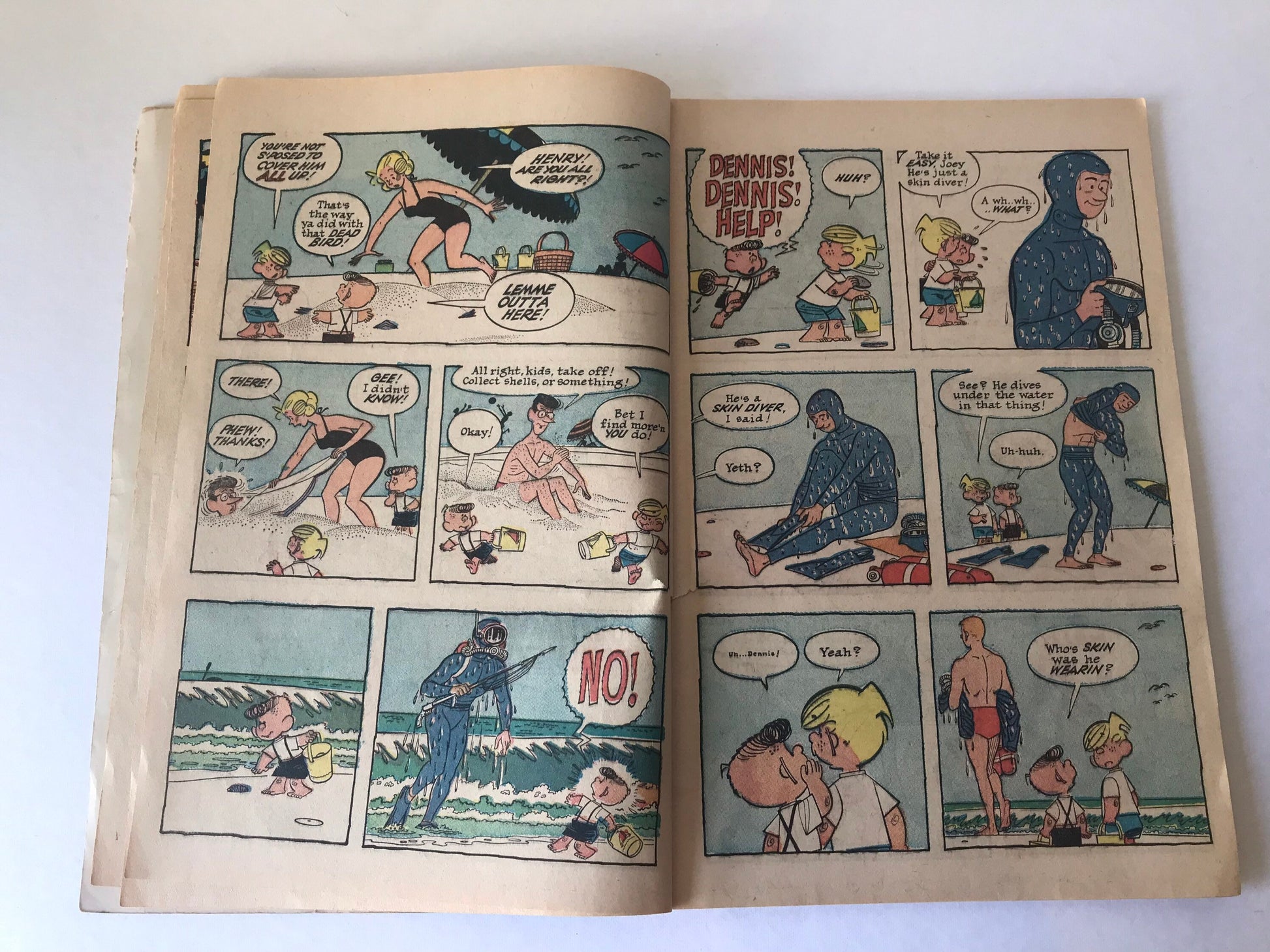 Dennis The Menace and his pal Joey! | Fawcett March 8th 1967 Comic