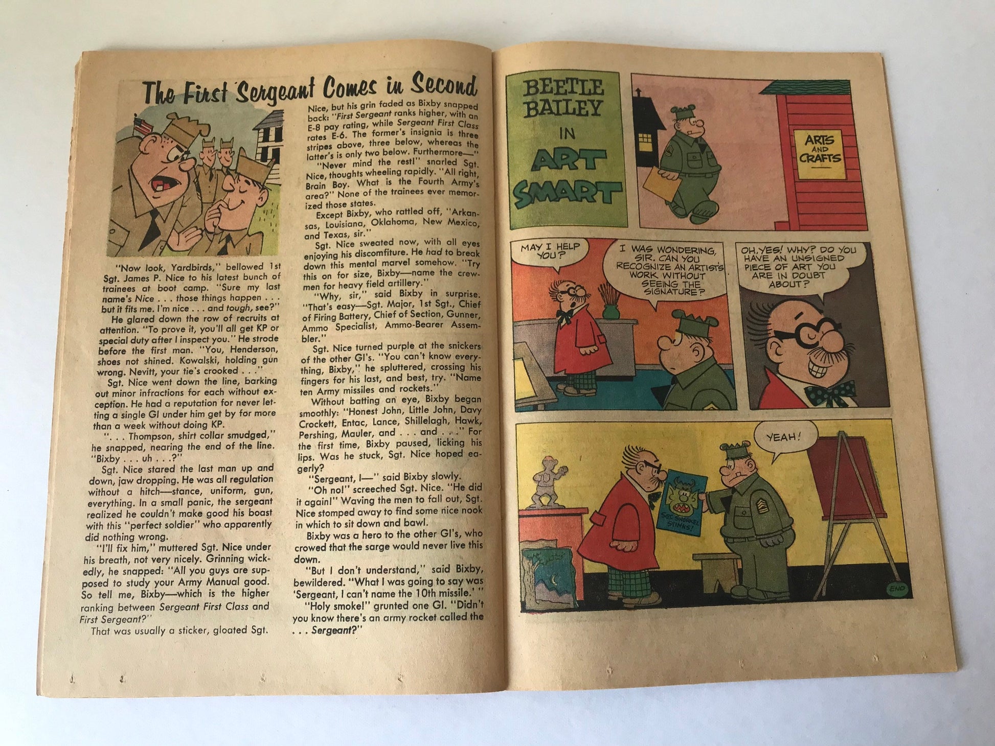 Beetle Bailey Comic by Mort Walker | King Comics October 1955 Issue