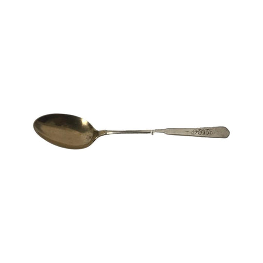 Vintage 1882 Theodore B. Starr Sterling Silver Tea Spoon with Gilding | Home & Living