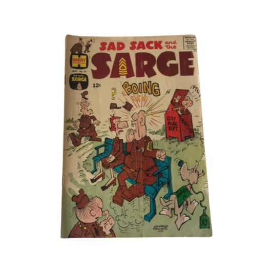 Sad Sack and the Sarge Cartoon Comic | Harvey Comics September Issue No. 57